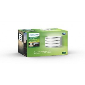 Aplica LED pentru exterior Philips Calgary, 3W (31W), 270 lm,luminacalda (2700K), IP44, 88x122x130mm, Inox