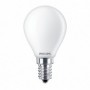 Bec LED Philips Classic P45, EyeComfort, E14, 4.3W (40W), 470 lm, lumina calda (2700K), mat