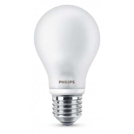Bec LED Philips Classic A60, E27, 4.5W (40W), 470 lm, lumina calda(2700K), mat
