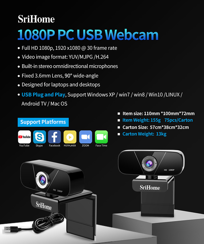 camera web sricam sh003
