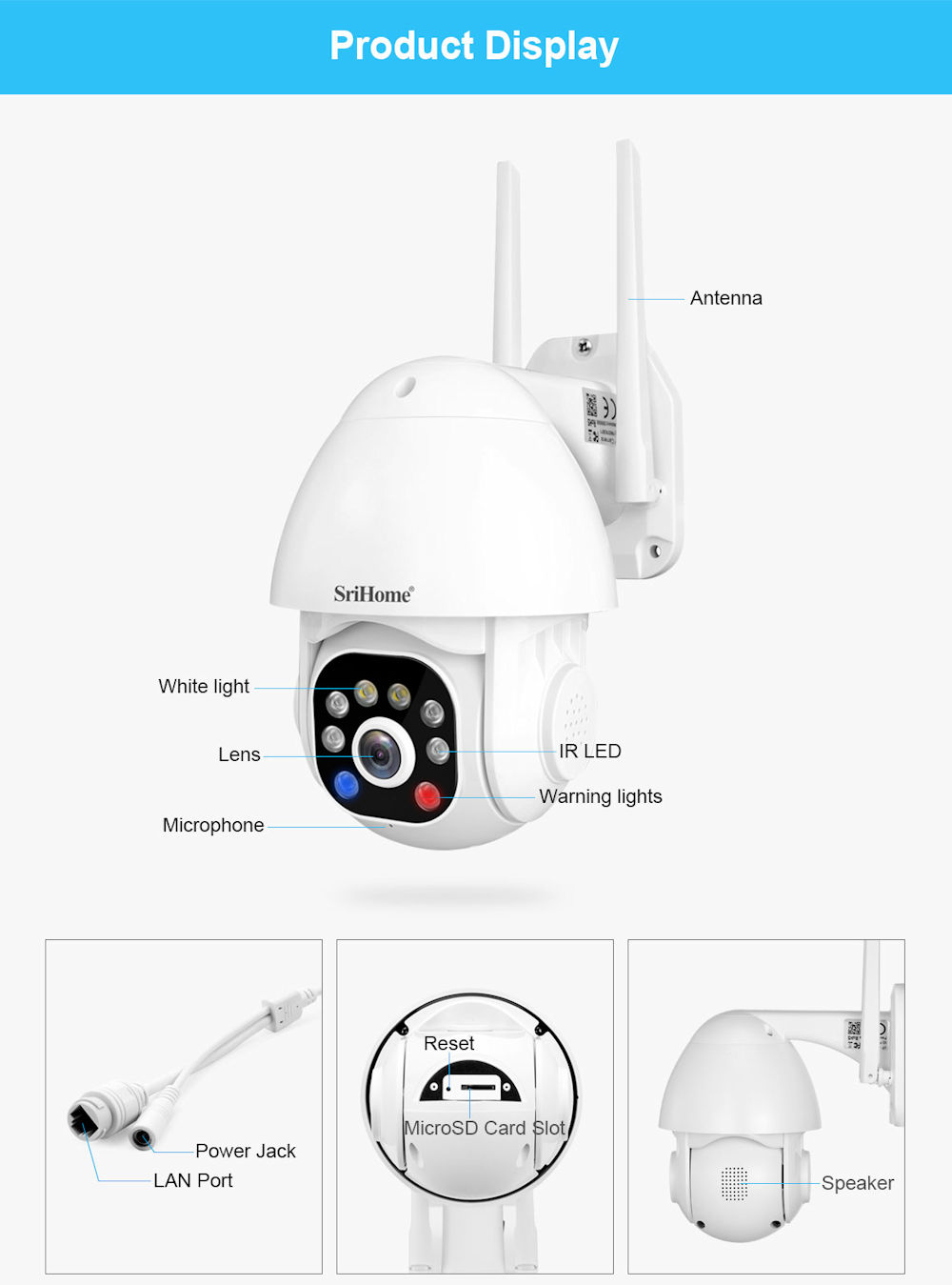 camera supraveghere wireless SriHome SH039B - 4