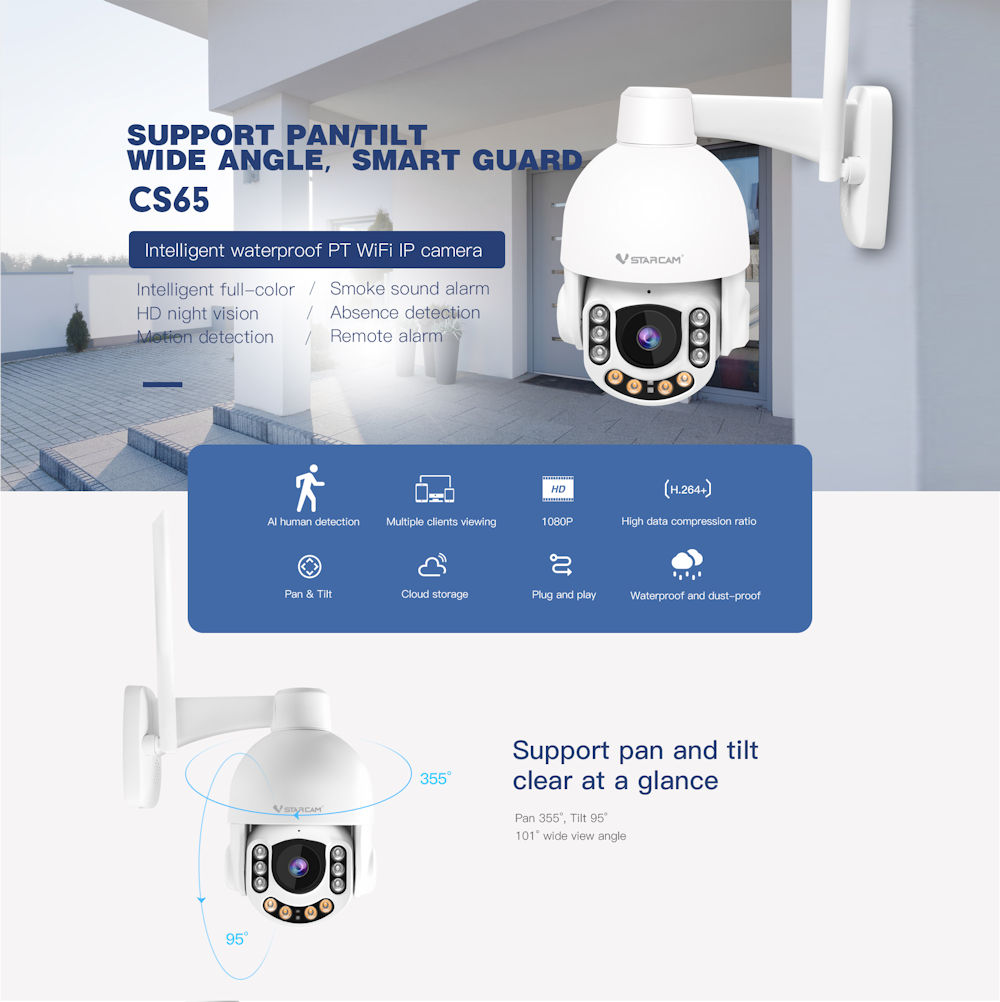 camera supraveghere wireless Vstarcam CS65