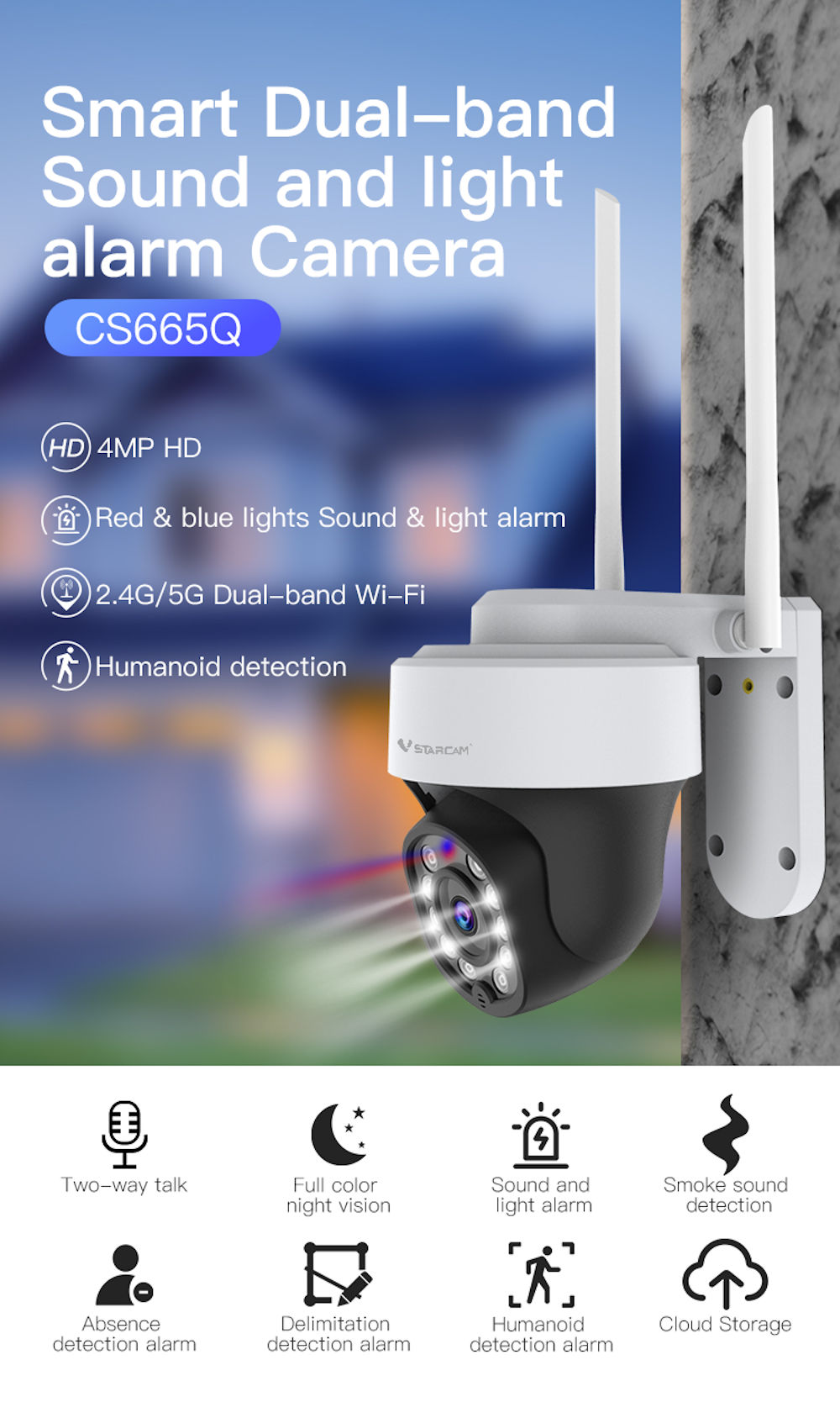 camera wireless vstarcam cs665q