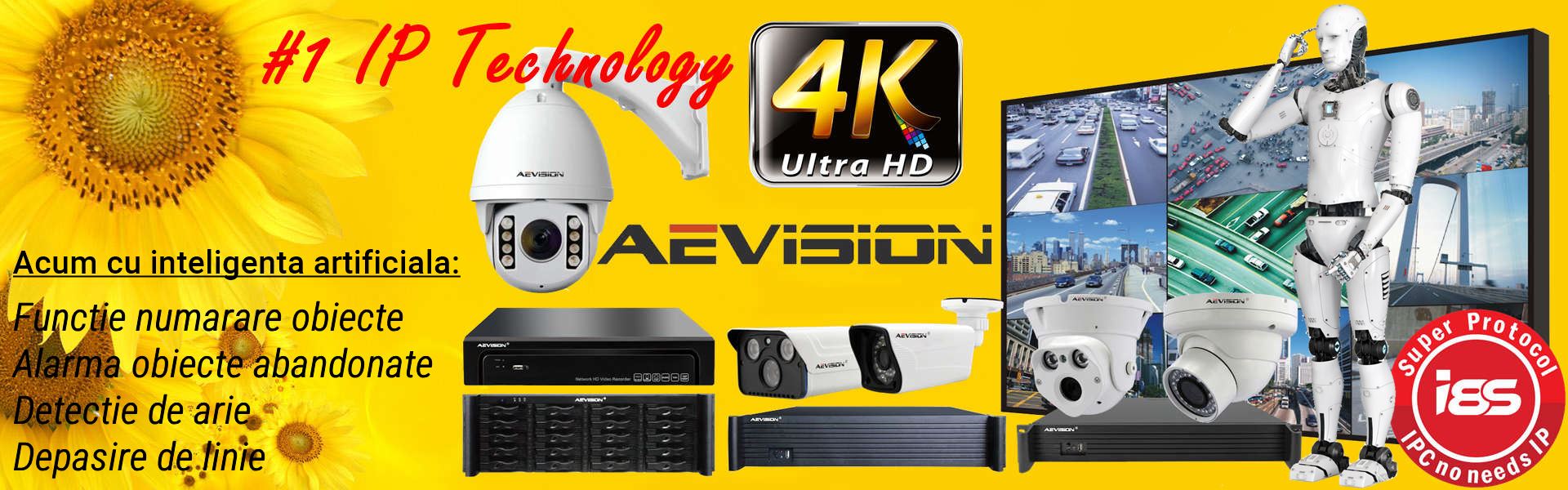 functii inteligente camere ip nvr aevision