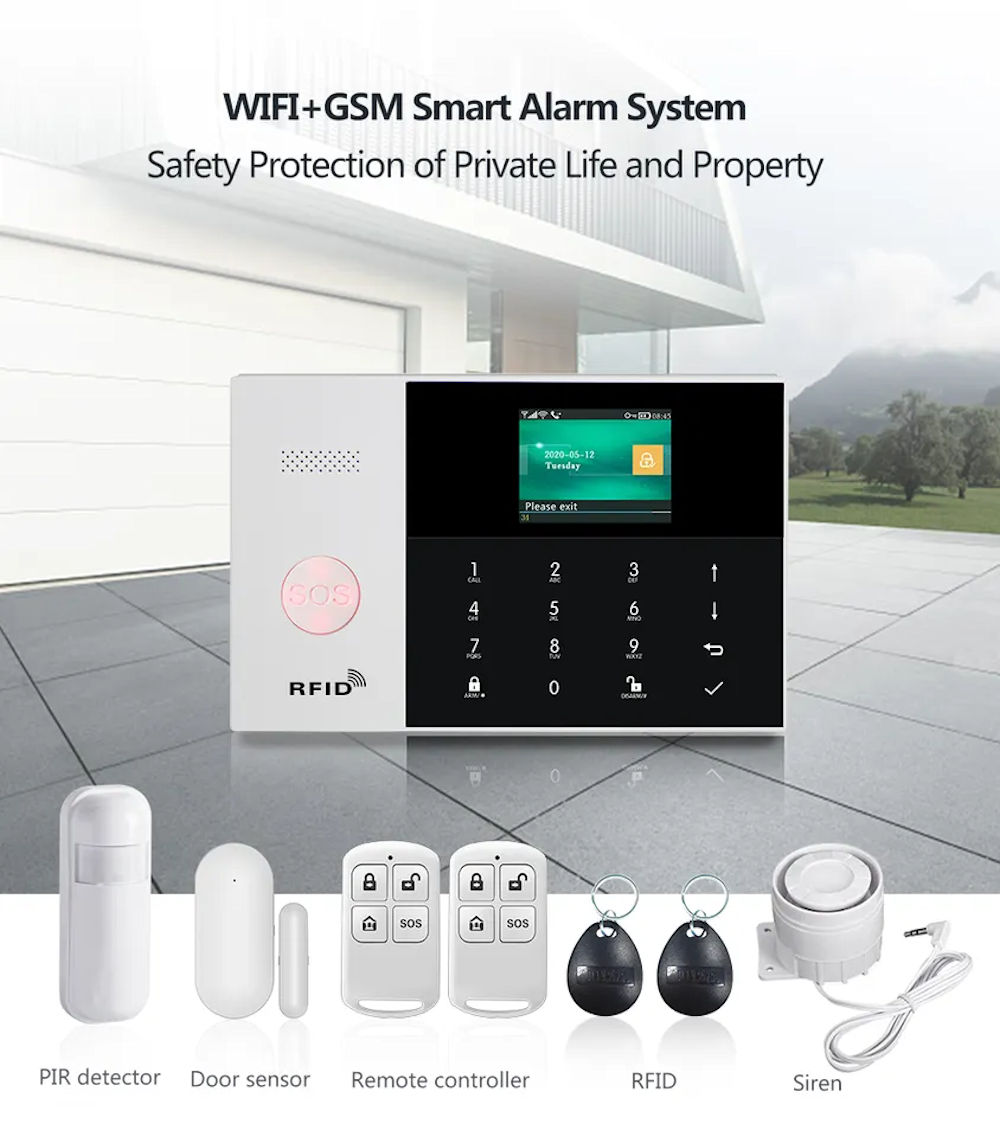 sistem alarma wireless 4g wifi pg-108b-4g