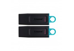 KINGSTON 64GB USB3.2 Gen 1 DataTraveler Exodia (Black + Teal) – Performanta si Stil in Depozitarea Datelor